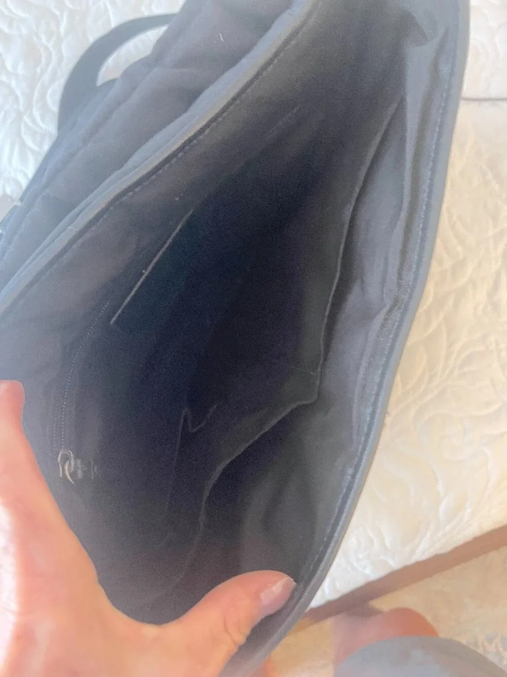 Coach Black Quilted Messenger/Laptop Bag F70507